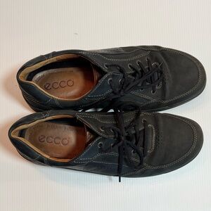 ECCO Men's Black Leather Loafers       EU 45 US 11